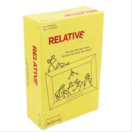 Relative Insanity Party Board Game