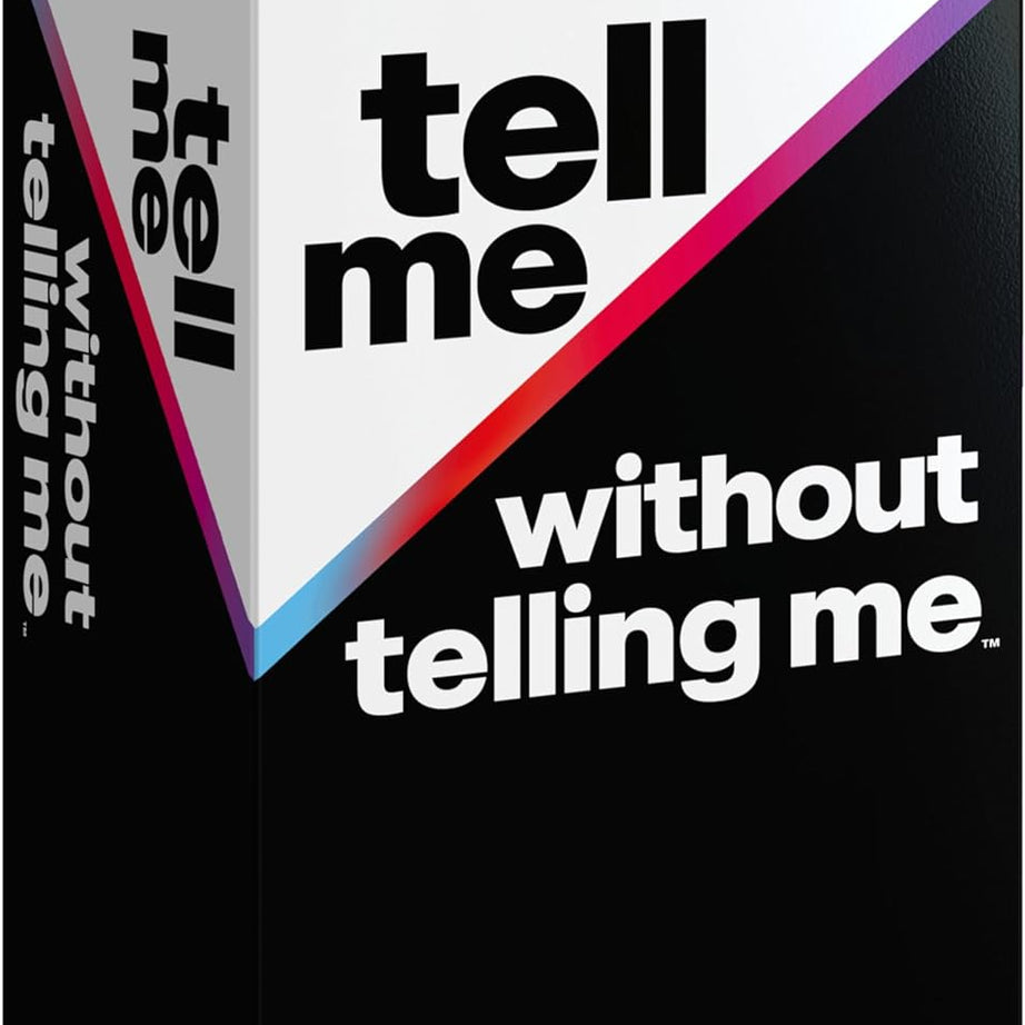 Tell Me without Telling Me - the Viral Trend, Now a Hilarious Party Game for Bachelorette Parties, College, Birthdays, for Adults Ages 18 and Up